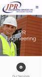 Mobile Screenshot of jpr-engineering.com